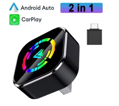 AUTOVEXI DriveLink Pro – Wireless CarPlay & Android Auto Adapter