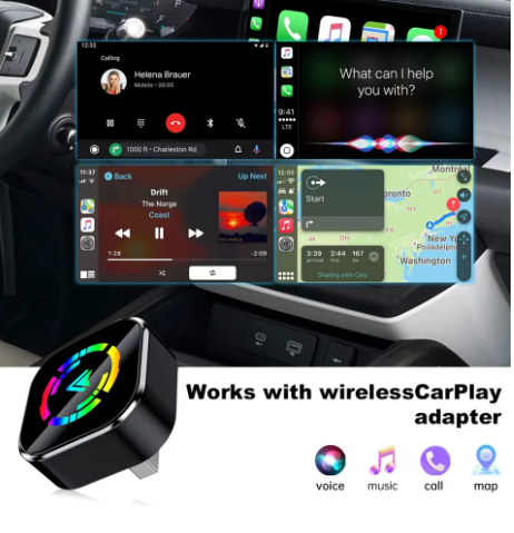 AUTOVEXI DriveLink Pro – Wireless CarPlay & Android Auto Adapter